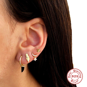 2021 Fashion S925 <b>Sterling</b> <b>Silver</b> Fashion All-match Tortoise Piercing <b>Stud</b> <b>Earrings</b> - Product Image 5