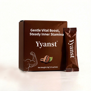Yyanst Café en Polvo Gentle Vital Boost, 10 Sobres de 10g Cada Uno, Bebida Instantánea para el Bienestar Diario - Product Image 1