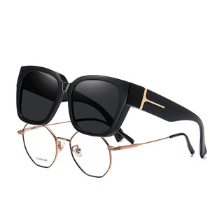 Optische Brillengestelle Polarisierte Sonnenbrillen Anti-Blaulicht-Brillen Magnetische Clip-on-Brillen für Herren - Product Image 1