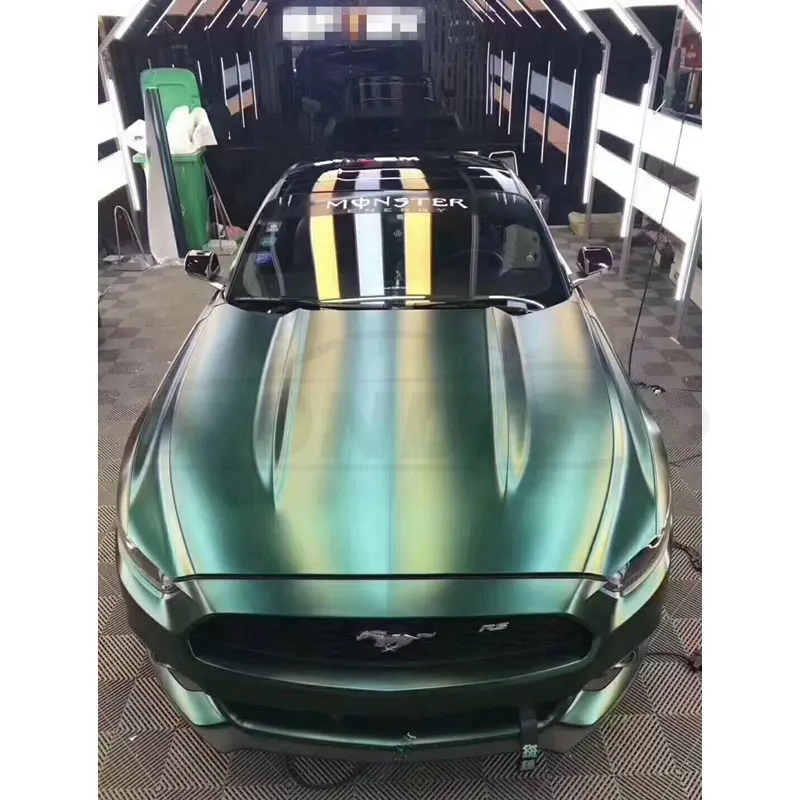 Sapphire Green Satin Chrome lightning Metallic Matte Car Decals Vehicle Wrap Vinyl Film