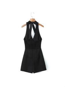 Primavera estate nuova <span class=keywords><strong>tuta</strong></span> traspirante con colori Sexy scollo a V Sexy retrò francese - Product Image 2