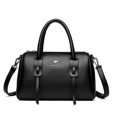 New Fashion Women Business Handbags Super High Quality Cross Body Shoulder Bags With 3 Layers Space Pu Leather
