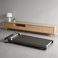 Tapis roulant électrique pliable compact avec écran LED, charge maximale de 100 kg, pour équipement d'exercice à domicile