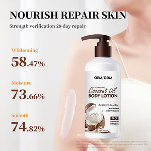 Lotion Tubuh Pemutih Kulit Alami Pelembap Bernutrisi Pencerah Kulit Virgin Label Pribadi Krim Minyak Kelapa - Product Image 5