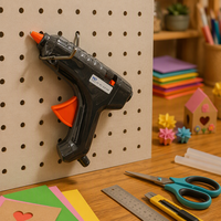 Pistolet à colle chaude électrique 10W en promotion, pour bâtons de colle de 7/16 po, contrôle anti-goutte, outil de bricolage et de réparation domestique, certifié CE GS