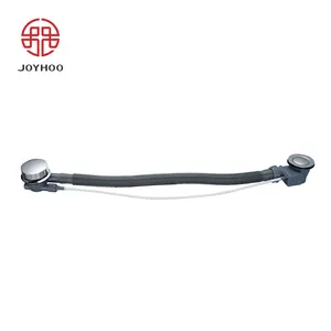 Joyhoo escorredor de resíduos, 55mm, tubo plástico, giratório, para banheira, plugue de sobrefluxo