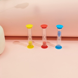 Mini minuteur cylindrique moderne - Réglages de 1/2/3/5/10 <span class=keywords><strong>minutes</strong></span> - Cadeau pour le brossage des dents des enfants - Pièce de jeu de table faite à la main - Product Image 3