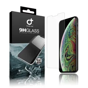 0.33Mm 10D 9H Hardheid Fabrikant Custom Groothandel Mobiele Gehard Glas Film Screen Protector Voor Iphone Xs Max11pro 12mini