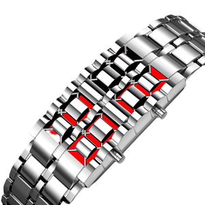 <span class=keywords><strong>Orologio</strong></span> da Polso Creativo Unico in Stile Europeo e Americano con LED Lava, Trendy per Uomo/<span class=keywords><strong>Donna</strong></span>, in Acciaio Inossidabile, Bracciale per Coppia, <span class=keywords><strong>Orologio</strong></span> Retrò da Uomo - Product Image 5