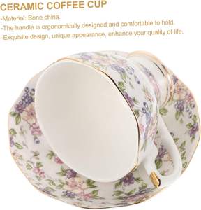 ชุดกาแฟเซรามิกพอร์ซเลนลายการ์ตูนสีน้ำเงิน ของขวัญธุรกิจ ขายส่งจำนวนมาก ของเก่าคุณภาพดี - Product Image 5