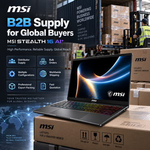 Portátil para juegos MSI Stealth 16 AI+ con Core Ultra 9, RTX 5070Ti, 32GB, 1TB, pantalla OLED QHD+ de 16 pulgadas y 240Hz, portátil de alto rendimiento, venta al por mayor. - Product Image 6