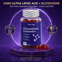 Gummies de L-Glutathion avec Collagène et Mélange Antioxydant Liposomal Saveur Fraise – Complément Alimentaire