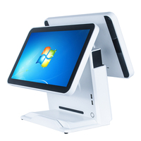 Sistema POS Todo en Uno Wintronix de 15.6 Pulgadas, Multi-OS, 8GB de RAM DDR3, 500GB de Almacenamiento, Pantalla Táctil Capacitiva de 10 Puntos, 1920x1080P, Pantalla Dual