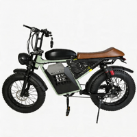 Vélo électrique tout-terrain à vitesse variable avec batterie au lithium, moto électrique pour terrain montagneux et enneigé, véhicule à pneus larges