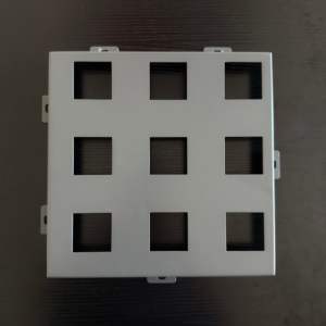 Revêtement mural en aluminium <span class=keywords><strong>sur</strong></span> mesure, bardage extérieur en métal pour façade de bâtiment - Product Image 1