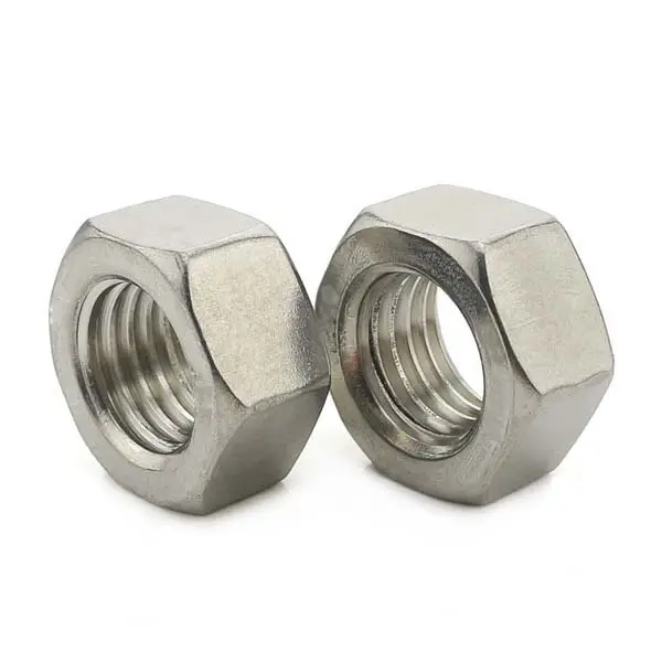 Fastener Manufacturer Direct Supply Stainless Steel SS304 SS316 A2 A4 70 80 Hex Nut DIN934 Hexagon Nut