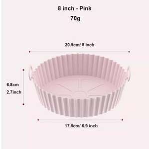<strong>Cheap</strong> 8 Inch 16 Cm Reusable Air Fryer Food Safe <strong>Airfryer</strong> Silicone Pot Basket Liner Air Fryer Silicone Pot for Air Fryer - Product Image 5