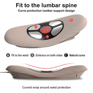 Nouveauté Équipement de physiothérapie Masseur lombaire pour le dos avec minuterie chauffante Lumière rouge Masseur automatique - Product Image 5
