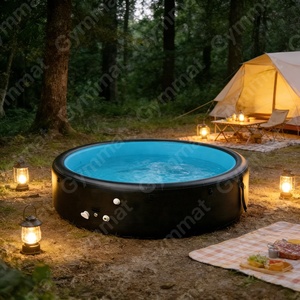 <span class=keywords><strong>Piscine</strong></span> <span class=keywords><strong>gonflable</strong></span> EJIA Drop Stitch de qualité commerciale avec parois rigides, pompe, siège, portable, pliable, pour usage familial dans la cour. - Product Image 3