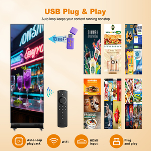 Pantalla LED Plegable para Póster P1.86, Soporte de Exhibición Digital Portátil, Señalización Comercial para Publicidad y Eventos LPD640B(P1.86) - Product Image 2