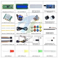 Kit de Desarrollo HXS Raspberry Pi Pico con Módulos de Programación RP2040 y Pantalla LCD1602
