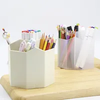 Portamatite per organizzare matite portaoggetti spazzole lunghe portaoggetti per tubi Organizer da scrivania portamatite portapenne per scrivania