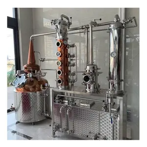 Destilador de Alcohol de vino de acero inoxidable, de cobre, calefacción eléctrica, fábrica de China