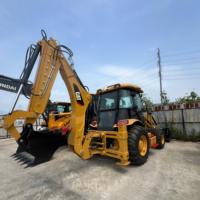 Bekas CAT 420F Backhoe Loader 4 Wheel Drive Original Caterpillar Alat Berat Konstruksi Loader Digger