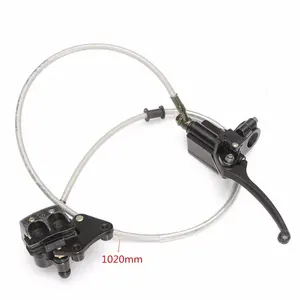 Nieuwe Voor Hydraulische Schijfrem Kit <span class=keywords><strong>Atv</strong></span> Quad 50cc-140cc 8Mm Remklauw 1020Mm Slang 22Mm Stuurdiameter Aluminium Constructie - Product Image 3