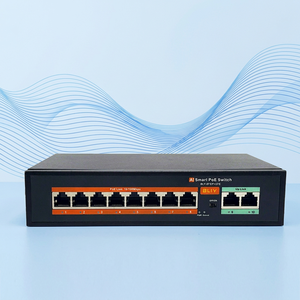 Switch Ethernet PoE 8 ports avec 2 ports Uplink, Mini Switch PoE 10/100 Mbps pour caméra IP et point d'accès - Product Image 1