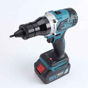 High <b>Power</b> M3-M12 Brushless Full Automatic Cordless Lithium Pull Screw Nut Gun Portable Pulling Blind Nut Riveter <b>Tools</b> - Product Image 2