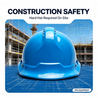 Casque de sécurité pour travaux de construction, EN397 ANSI Z89.1 ABS, logo personnalisé, ouvertures de ventilation, casque de sécurité rigide pour hommes