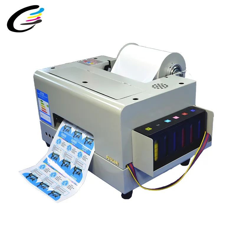 2023 Máquina impressora etiqueta colorida Digital rolo Fcolor