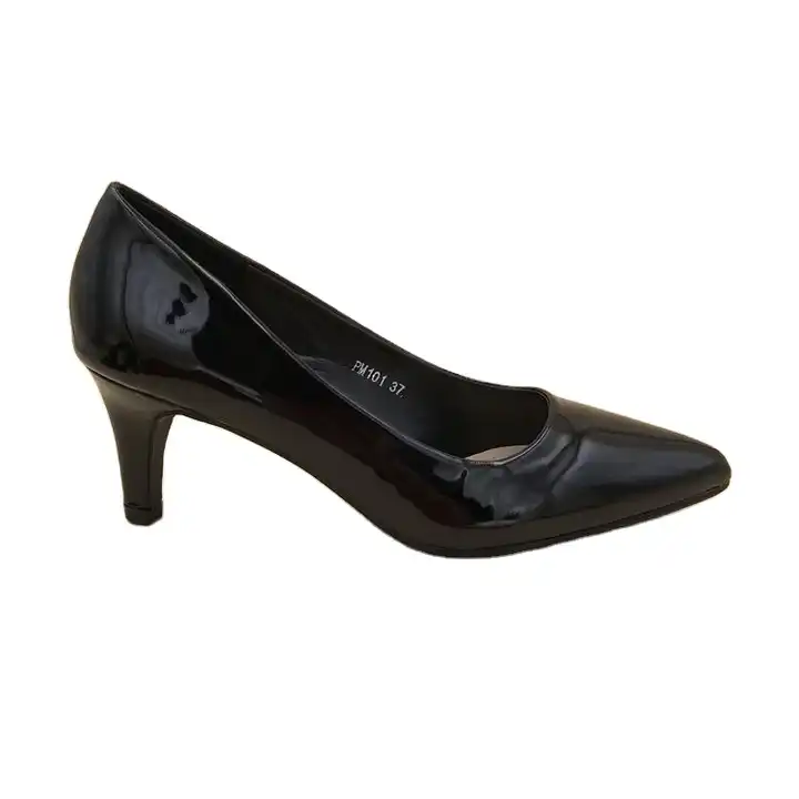 EOEODOIT Spring New Leather Pumps Med Kitten Heels V Mouth Sexy Lady Office  OL Heels Shoes Work Job Pumps Shoes 5 CM Y2007021446584 From Db7g, $26.07 |  DHgate.Com
