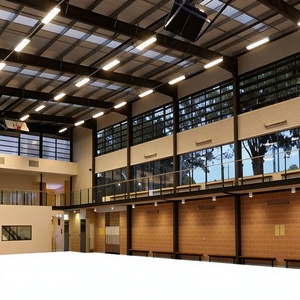 โครงเหล็กแข็งแรงสำหรับศาลาเทนนิส ผิวเคลือบกัลวาไนซ์ อายุการใช้งาน 50 ปี ดีไซน์ทันสมัย ประกอบติดตั้งในสถานที่ ป้องกันเสียงรบกวน สำหรับพื้นที่ส่วนตัว - Product Image 1