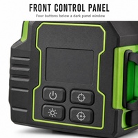 Niveau laser autonivelant vert de qualité industrielle, portable, portée 20m, pour la mesure et le traçage de murs et de sols en construction