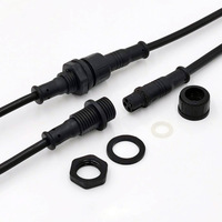 Hersteller liefert M12 wasserdichte Stecker-und Buchsen kabel 2 3 4 5-polig für LED-Außen anzeige