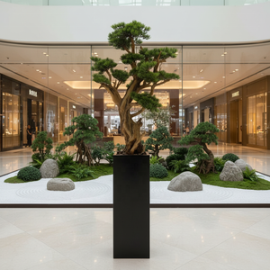 Árbol <span class=keywords><strong>de</strong></span> Pino Artificial <span class=keywords><strong>de</strong></span> Bienvenida <span class=keywords><strong>de</strong></span> 2.1m con Maceta, Tronco <span class=keywords><strong>de</strong></span> Madera Real, Bonsái <span class=keywords><strong>de</strong></span> <span class=keywords><strong>Cedro</strong></span> Artificial para Decoración <span class=keywords><strong>de</strong></span> Vestíbulos <span class=keywords><strong>de</strong></span> Hoteles y Paisajes Comerciales - Product Image 3