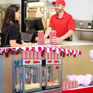 Bolsas de Papel para Palomitas de Maíz de 2 oz Personalizadas al por Mayor, Contenedores Desechables de Papel para Palomitas de Maíz para Festivales de Cine, Suministros para Fiestas Temáticas - Product Image 5