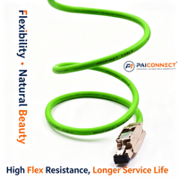 6GK1901-1BB10-2AA0, 6GK1901-1BB20-2AA0 Prise RJ45 FastConnect compatible PAICONNECT en métal pour connexions filaires, boîtier en cuivre, 230V