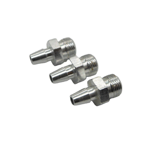 Adaptador de tubo hexagonal de aluminio personalizado, piezas metálicas pulidas torneadas por CNC, conector de brida, servicio OEM para minería - Product Image 3