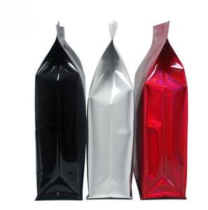 Lianyou HK <b>Plastic</b> Packaging Mylar Hologram <b>Bags</b> Pouch Stand up Biodegradable Black <b>Zip</b> <b>Lock</b> <b>Bag</b> Made in China - Product Image 1