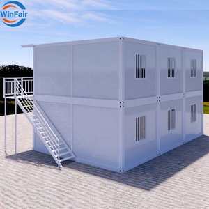 WinFair Casa Contenedor Prefabricada Desmontable de Lujo Portátil de 20 Pies, Económica, Modular, Tipo Granny Flat, con Paredes de Cristal - Product Image 2