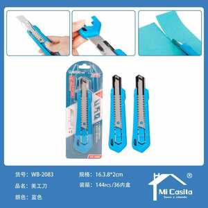 Weibo Utility Knife 18x10mm Snap Off Blades Office Cutting Tool - Product Image 1
