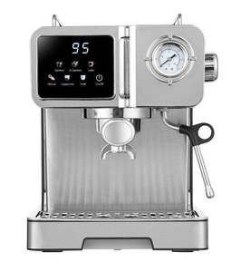 Machine à café expresso semi-automatique programmable en acier inoxydable, usage commercial et domestique, prise EU, système de brassage 20 semi-automatique - Product Image 5