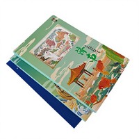 Livre souvenir de voyage personnalisé de luxe, impression 3D pop-up, livre à couverture rigide pliable avec impression de sites touristiques et monuments