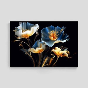 <span class=keywords><strong>Stampe</strong></span> floreali botaniche di fiori <span class=keywords><strong>Vintage</strong></span> di arte della <span class=keywords><strong>parete</strong></span> in eleganti cornici di diamanti per l'arredamento del soggiorno - Product Image 6