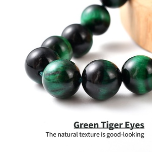 YS376 <strong>Emerald</strong> Green Tiger Eye Rosary Tasbih Tasbeeh Tiger Eye <strong>Beads</strong> Rosaries Bulk Green Tiger Eye Islamic Muslim Prayer <strong>Beads</strong> - Product Image 4