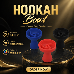 Vente en gros de bols à <span class=keywords><strong>chicha</strong></span> en silicone de 80 mm de diamètre |   Pot à <span class=keywords><strong>chicha</strong></span> triple vortex résistant aux hautes températures, en vrac, YunAng OEM - Product Image 6