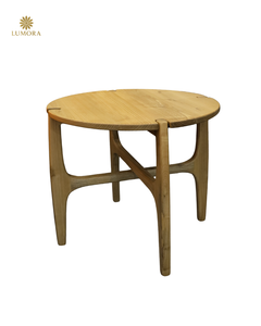 Mesa de Comedor Moderna Multiusos de Madera Maciza de Lujo, Estilo Rústico, Ensamblada a Mano por Meerit, para Hogar u Oficina - Product Image 1